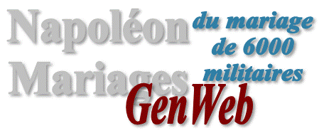 Napoleon-MariagesGenWeb